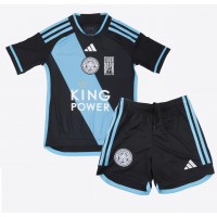 Camisa de time de futebol Leicester City Jamie Vardy #9 Replicas 2º Equipamento Infantil 2023-24 Manga Curta (+ Calças curtas)